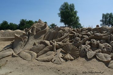 Piaskowe rzezby w Roermond 2010 #PiaskoweFigury #rzezby #Holandia #Roermond #Nederland #piasek