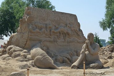 Piaskowe rzezby w Roermond 2010 #PiaskoweFigury #rzezby #Holandia #Roermond #Nederland #piasek