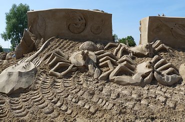 Piaskowe rzezby w Roermond 2010 #PiaskoweFigury #rzezby #Holandia #Roermond #Nederland #piasek