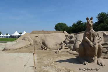 Piaskowe rzezby w Roermond 2010 #PiaskoweFigury #rzezby #Holandia #Roermond #Nederland #piasek