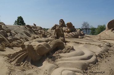 Piaskowe rzezby w Roermond 2010 #PiaskoweFigury #rzezby #Holandia #Roermond #Nederland #piasek