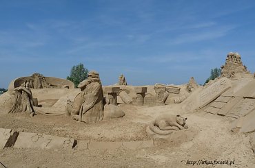 Piaskowe rzezby w Roermond 2010 #PiaskoweFigury #rzezby #Holandia #Roermond #Nederland #piasek