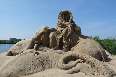 Piaskowe rzezby w Roermond 2010 #PiaskoweFigury #rzezby #Holandia #Roermond #Nederland #piasek