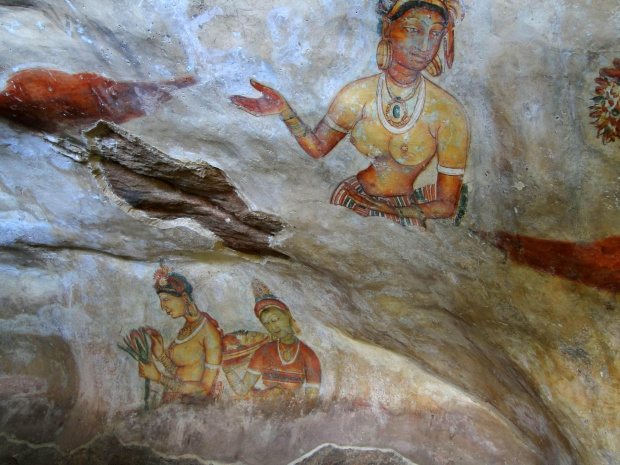 Sigiriya - malowidła naskalne