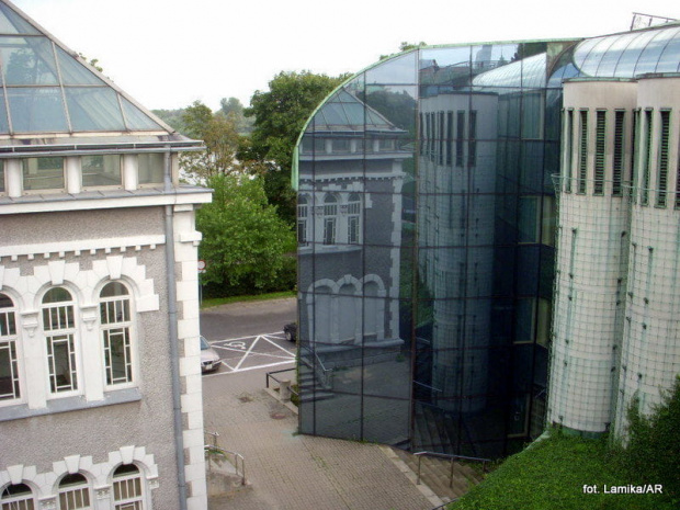 Biblioteka UW - widok z dachu
