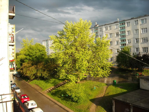 Kielce - deszczyk #kielce #deszczyk #widok #słońce