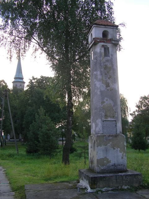 Paszkówka (małopolskie)- obelisk, kolumna