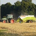 #żniwa #Fendt #traktor #ciągnik #snopki #presa #Claas #słoma