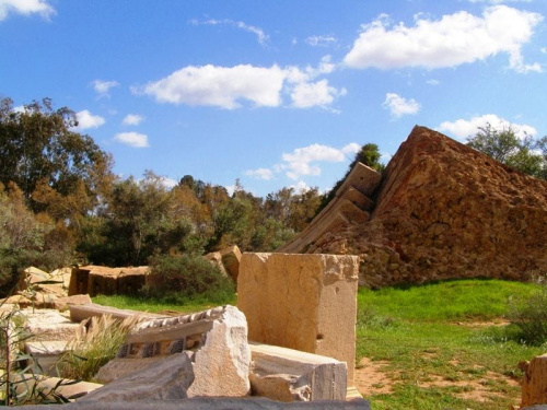 Leptis Magna (Lubda) starorzymskie miasto z ok. II w. n.e.