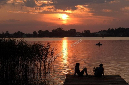 #fotoel #molo #lato #relaks #woda #jezioro #ZachódSłońca