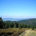 Gorce - widok na Beskid Wyspowy (Lubogoszcz, Lubomir, Ciecień, Śnieżnica, Ćwilin) z polany Jaworzyna Kamienicka #góry #beskidy #gorce #turbacz #rower