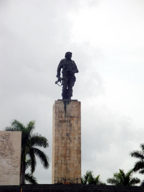 Santa Clara - Plaza de la Revolucion - pomnik Che Guevary - Naprzód ku zwycięstwu! #Kuba #SantaClara