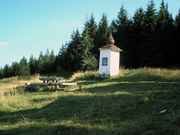 Gorce - Bulandowa kapliczka na polanie Jaworzyna Kamienicka #góry #beskidy #gorce #turbacz #rower