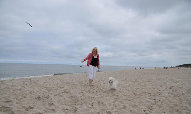 Toffi na plaży w Pogorzelicy