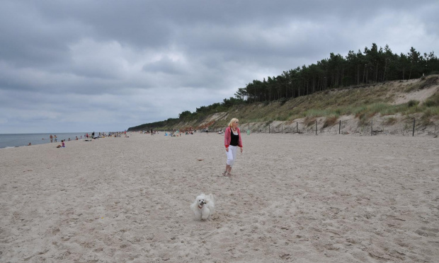 Toffi na plaży w Pogorzelicy