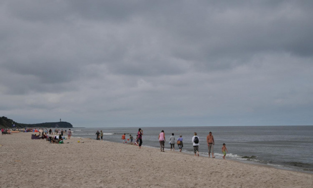 Pogorzelica - plaża - poniedziałek 23.08.2010