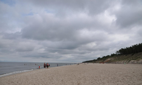 Pogorzelica - plaża - poniedziałek 23.08.2010