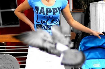 Ludzie w biegu #man #woman #ludzie #kobieta #xnifar #rafinski