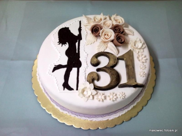 Torcik na 31 urodziny #tort #imieniny #pan #dziewczyna #laska