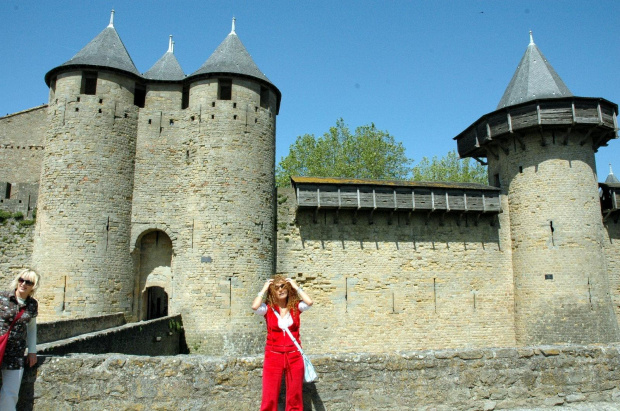 Carcassonne - potężne mury Carcassonne #CARCASSONNE #MIASTA