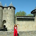 Carcassonne - potężne mury Carcassonne #CARCASSONNE #MIASTA