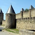 Carcassonne - potężne mury Carcassonne #CARCASSONNE #MIASTA