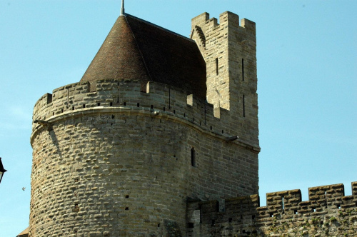 Carcassonne - potężne mury Carcassonne #CARCASSONNE #MIASTA