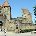 Carcassonne - potężne mury #CARCASSONNE #MIASTA