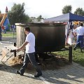 Wielki kocioł Teatru Kulinarnego Krzysztofa Górskiego - żurek na białej wielkopolskiej kiełbasie dla wszystkich :) Był przepyszny !