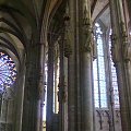Carcassonne Francja wnętrze kościoła Sait.-Nazaire (XI-XIV w #MIASTA