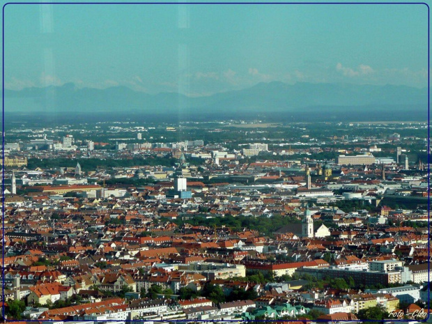 Panorama München.. w tle Alpy na horyzoncie...:)))