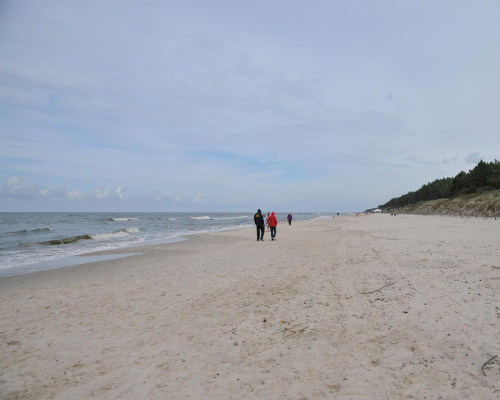 Plaża w Pogorzelicy - spacer