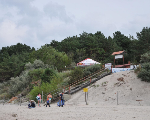 Plaża w Pogorzelicy - spacer