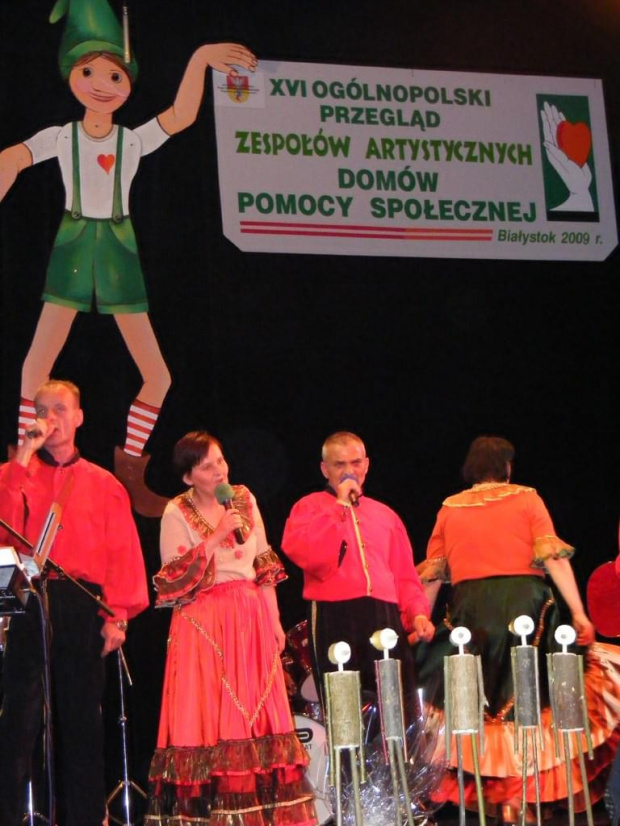 XVI Przegląd Zespołów Artystycznych Domów Pomocy Społecznej Białystok 18-19.05.2009