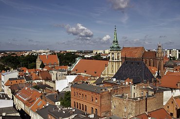 Toruń- widok z wieży kościoła św. Janów #Toruń