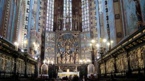 Kościół Mariacki-ołtarz.