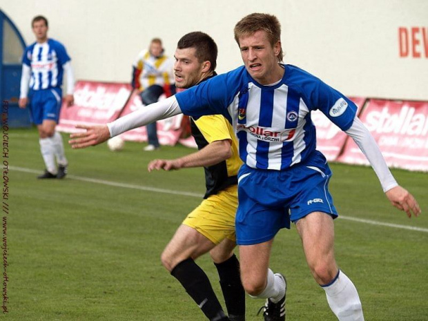 Sebastian Radzio, Wigry Suwałki - Start Otwock 0:0, mecz II ligi piłkarskiej - 3 października 2010 #WigrySuwałki #StartOtwock #mecz #IILiga #PiłkaNożna #RadzioSebastian