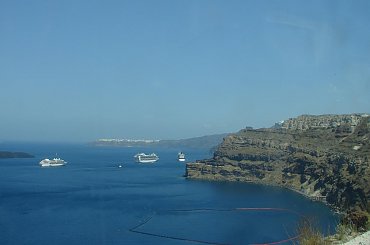 brzeg Santorini #Kreta #Santorini #morze #Thira #Oia #ocean