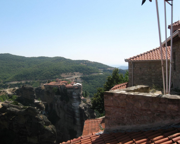 Grecja - Meteory - Klasztor prawosławny na skałach