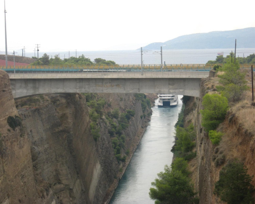 Grecja - kanał koryncki