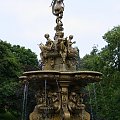 The Ross Fountain w Princess Street Gardens, Edynburg, Szkocja