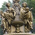 The Ross Fountain w Princess Street Gardens, Edynburg, Szkocja