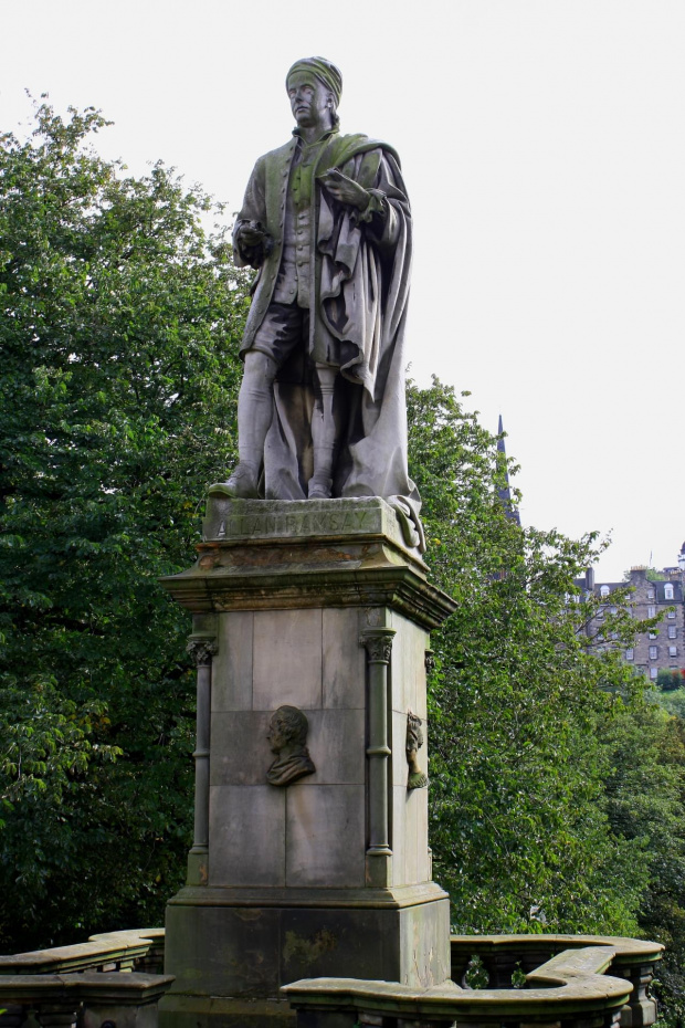 Pomnik Allana Ramseya, Princes Street, Edynburg, Szkocja