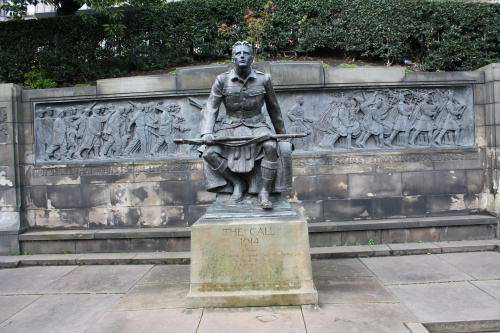 Scottish-American War Memorial, Princes Street Gardens, Edynburg, Szkocja.