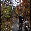 jesień #lasek #park #liście #drzewa #jesień #rower #rowerocykl