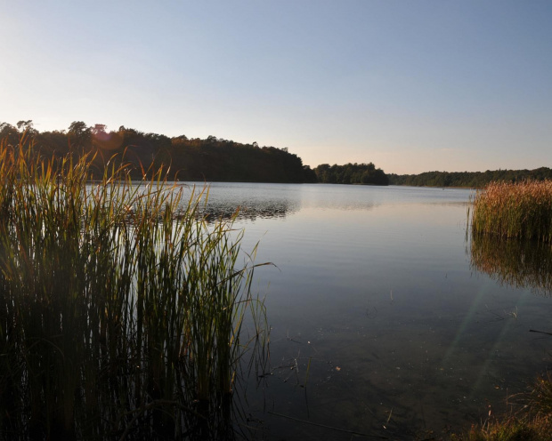 Jezioro Góreckie widziane z boku