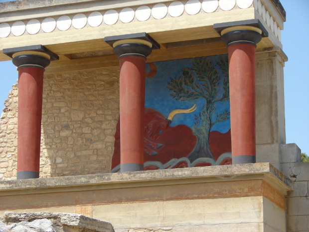 pałac w Knossos #Kreta #Konossos #zabytki #arczeologia #naczynia #pitosy #oliwa