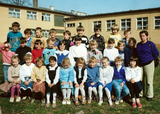 Moja klasa. 1 rok szkoły. 1991
