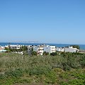 morze kreteńskie Kato Gouves widok z tarasu #KatoGouves #Kreta #morze #plaże #Sevini #Grecja #zatoka #kozy