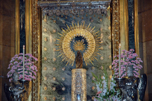 SARAGOSSA-HISZPANIA wnętrze bazyliki Matki Bożej na Filarze #SARAGOSSA #MIASTA #BAZYLIKI